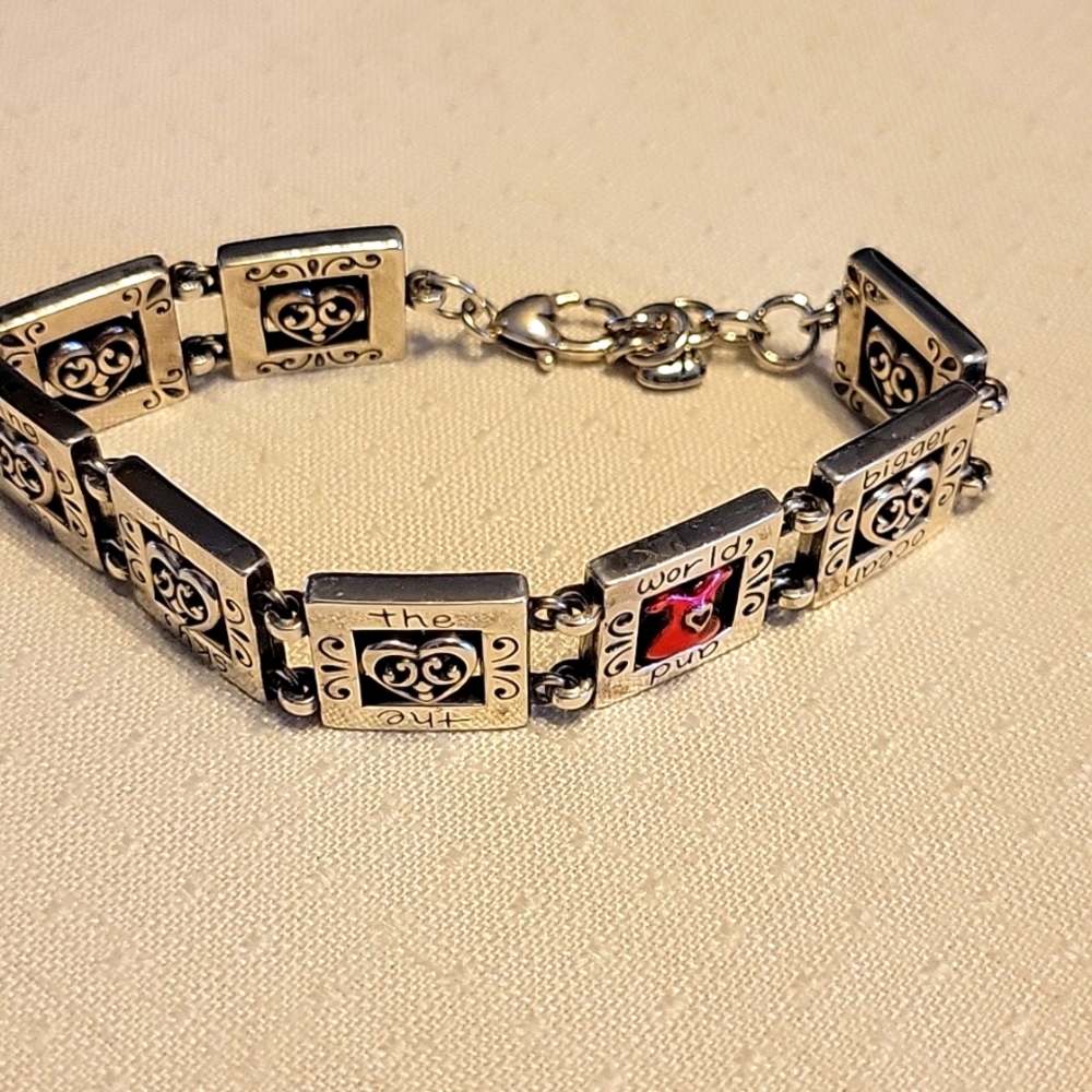 Brighton Red Dress Bracelet